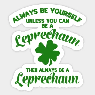 Irish Leprechaun Sticker